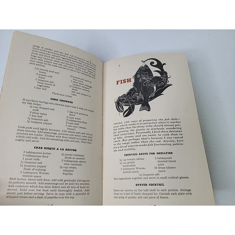 1939 First Print George Rector Home at the Range Vintage‎ Cookbook SIGNED 1945